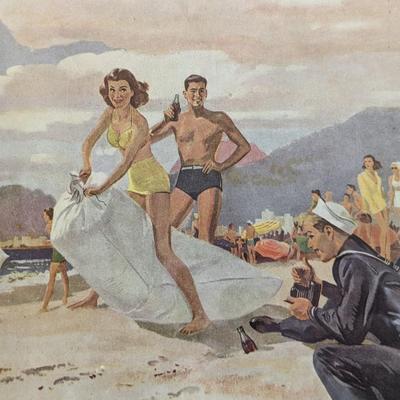 Authentic 1945 Coca-Cola Ad