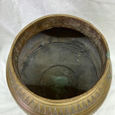 Antique Brass Mundanao Gadur Jar Phillipines Imported