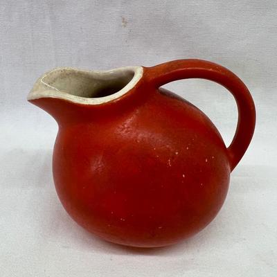 Cameron Tomato Mini Ceramic Vintage Ceramic Pitcher