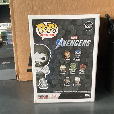 Funko pops marvel avengers 635 gameverse hulk