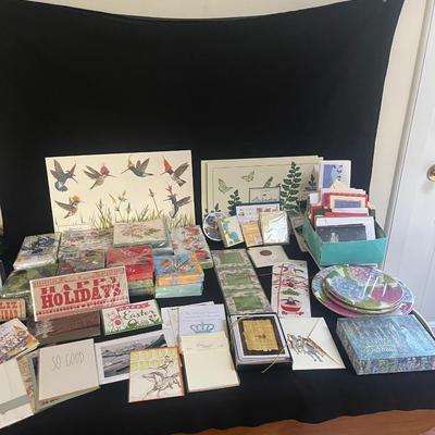 Collection of Cards, Notepads & Paper Napkins (K-MG)