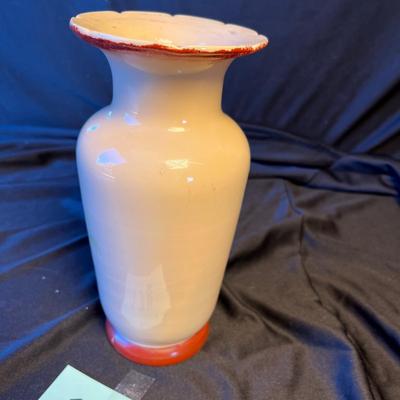 Unique Bristol Glass Vase with woman