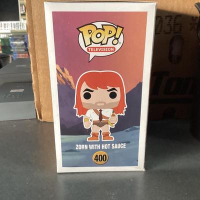 Funko pops son of Zorn 400 Zorn with hot sauce