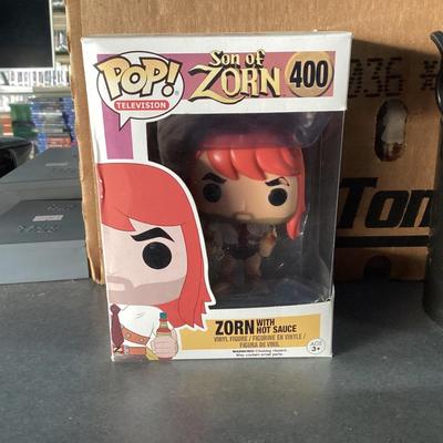 Funko pops son of Zorn 400 Zorn with hot sauce