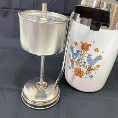Friendship Country Festival Corning Ware Percolator Coffee Pot Electric