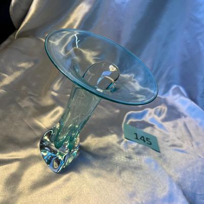 Murano Tall Art Glass Vase