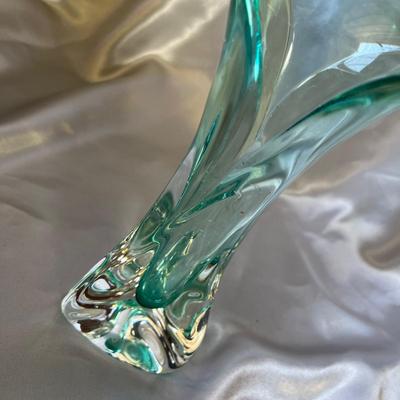Murano Tall Art Glass Vase