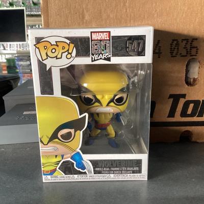 Funko pops marvel, 80 year 547 wolverine