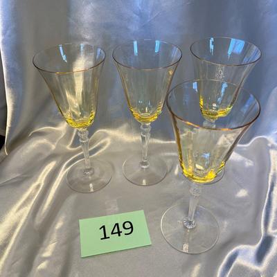 Fostoria Water Goblets Set of 4
