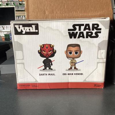 Vynl Star Wars obi-wan + darth maul