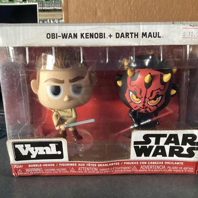 Vynl Star Wars obi-wan + darth maul