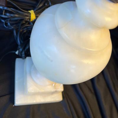 2 Marble Table Lamps