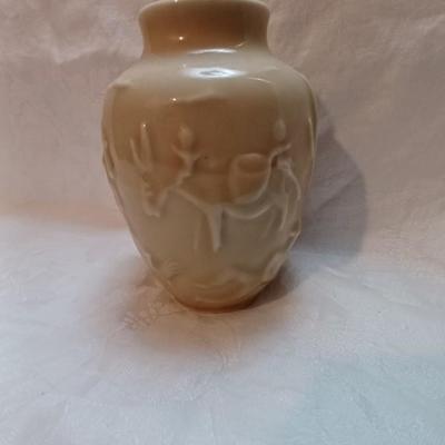 Rookwood Art Pottery Taupe High Gloss Finish Southwestern Vase #6762 circa. 1945