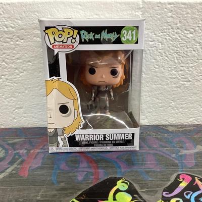 Funko pop Rick and Morty 341 warrior summer