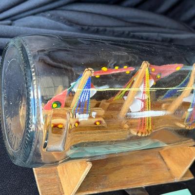 Vintage Ship in a Bottle
