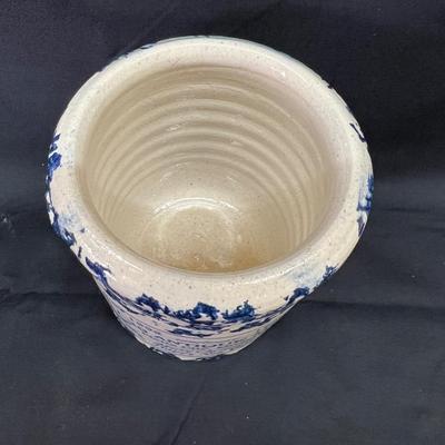 Christmas Crock Pottery WA Painter Pottery Works, Kansas Small 3 3/4" Platte City, Missouri