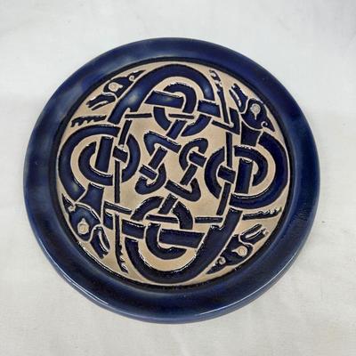 O'Neill Bunratty Ireland Tile Trivet Knot & Snake 6 1/2"