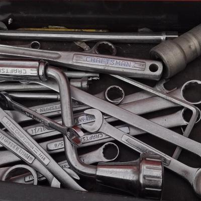 Large Collection of Craftsman Wrenches Various Sizes and Designs