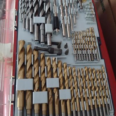 Set of Various Sized Drill Bits and Drivers