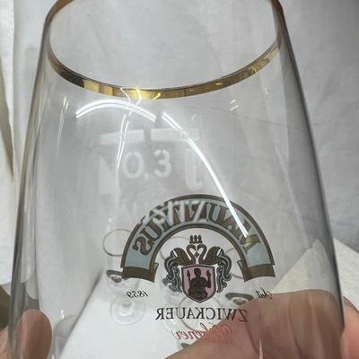 Stolzle 8" Lausitz German Goblets 6 Pc Set