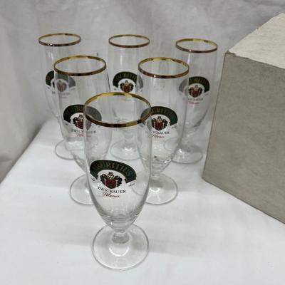 Stolzle 8" Lausitz German Goblets 6 Pc Set