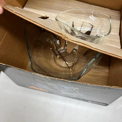 Vintage 3 pc Chip & Dip Set Indiana Glass Company