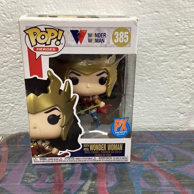 Funko pop, wonder woman, 385 death metal wonder woman