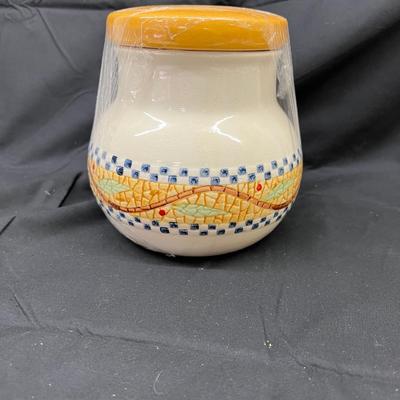 Covered Aztec 6" Jar