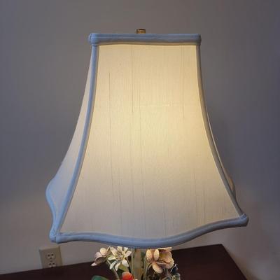 Metal Floral Table Lamp (K-CE)