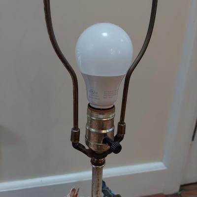 Metal Floral Table Lamp (K-CE)