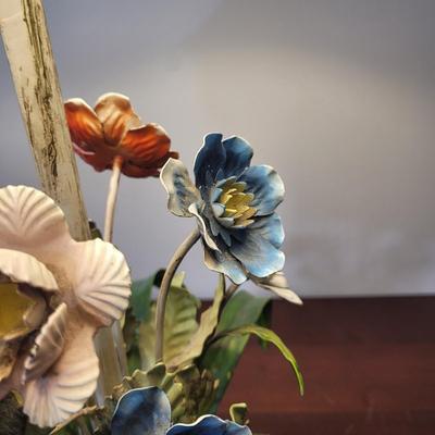 Metal Floral Table Lamp (K-CE)