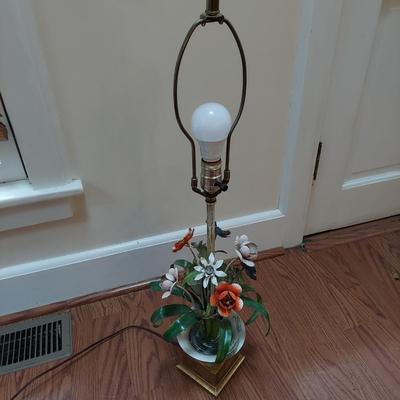 Metal Floral Table Lamp (K-CE)