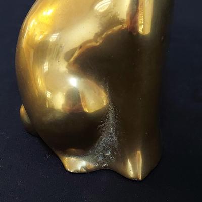 Jack Housman Inc. Brass Rabbit Bookends (K-CE)