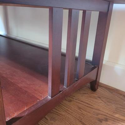 Mission Style Coffee Table and Side Table (K-CE)