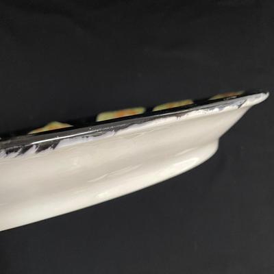 Hand Painted, Signed Ceramic Bowls, Platter and Jars (K-CE)