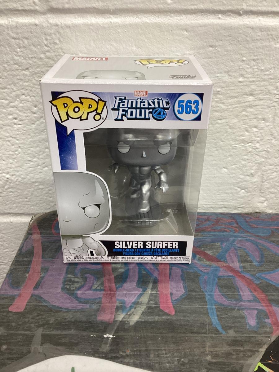 Funko Pops 563 Silver Surfer EstateSales Funko Pops 563 Silver Surfer EstateSales