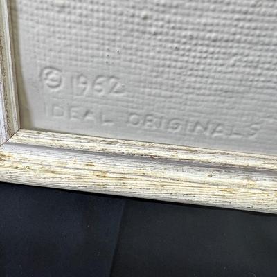 Mid-Century Embossed Art 1962 Ideal Originals by Fred Kaye The Balance -The Candelabrum