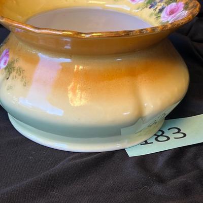 Antique Ironstone Ladies Spitoon