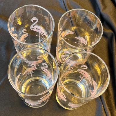Flamingo Highball Glasses