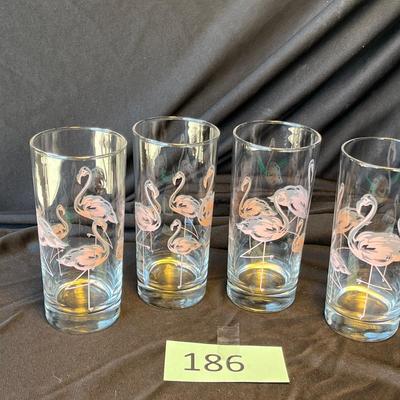 Flamingo Highball Glasses