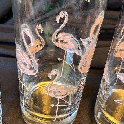 Flamingo Highball Glasses