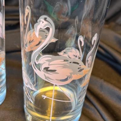 Flamingo Highball Glasses