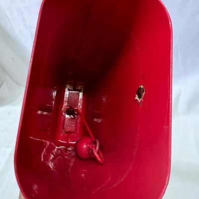 Hand Bell Red Black