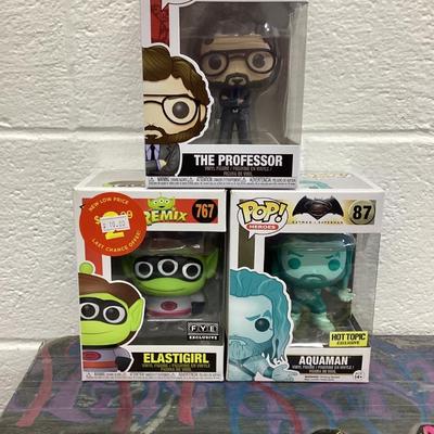 Lot of three Funko pops