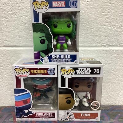 Lot of three Funko pops