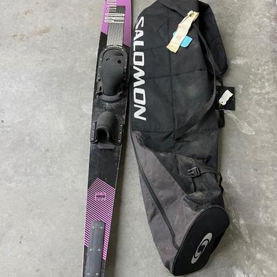 Vintage Slalom Ski and Bag Jobe Pro Turbo