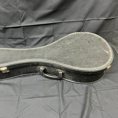 Vintage Kay Mandolin F Hole Case Strap Sunburst