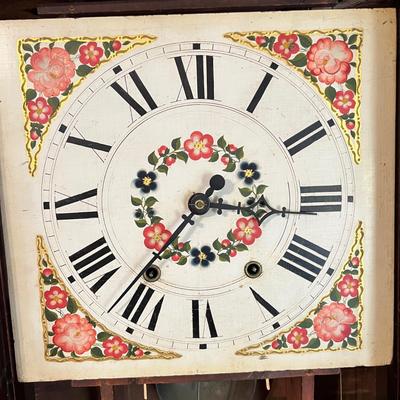 Antique 1825 Hopkins & Alfred  Pillar & Scroll Transitional Mahogany Mantle Clock w/paperwork