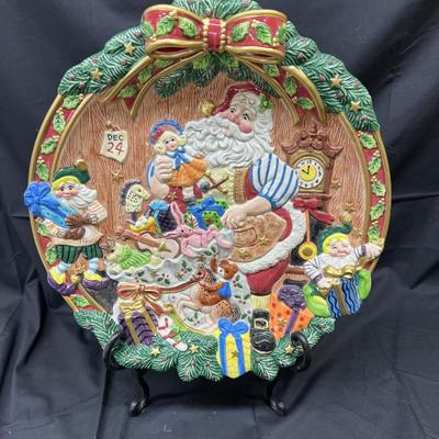 Christmas Plate Fitz and Floyd Classics 16"