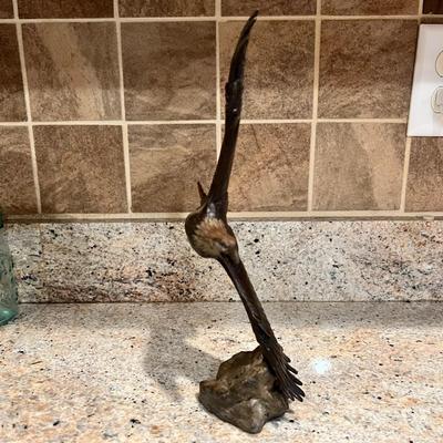 Signed & Numbered David H. Turner Bronze Eagle Sculpture